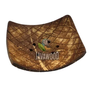 Coconut Shell Eco Friendly Bathroom Soap Dish Holder – Natural Handmade Bathtub Soap Dish