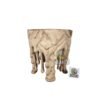 Natural wooden stool chair solid wood finish