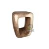 Handcrafted wood stool chair for kitchen bar