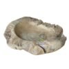 Eco-friendly rustic wood bowl home decoration