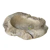 Eco-friendly rustic wood bowl home decoration