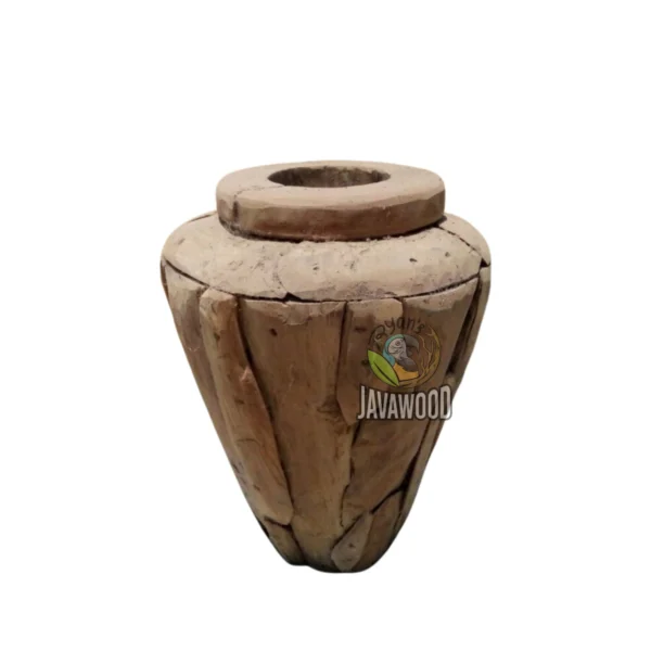 Rustic wooden ornaments shelf display natural decoration