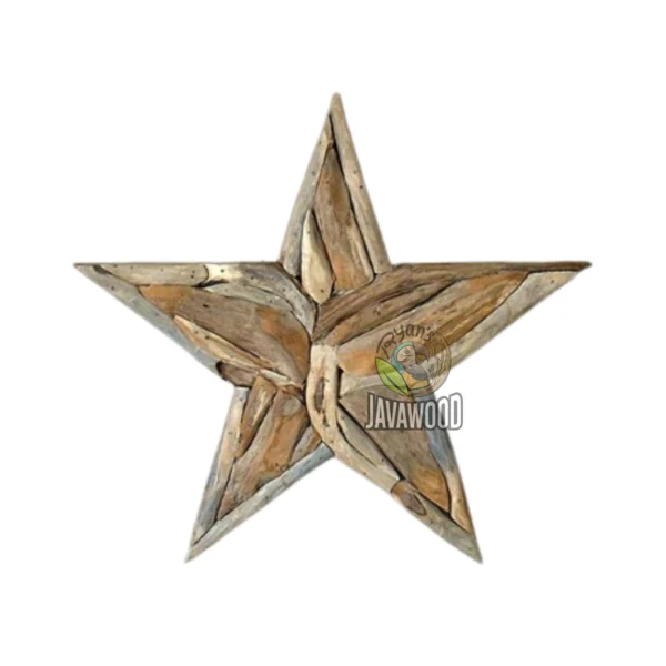 Rustic wooden ornaments shelf display natural decoration