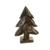 Decorative wood ornaments close up grain texture