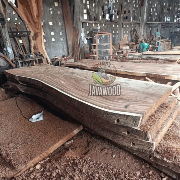 Solid Wood Slab Dining Table