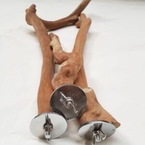 Coffee Wood Perch For Parrot Birds