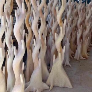 Wooden Root Hanger Premium Handcrafted Teak Root Wall Hooks